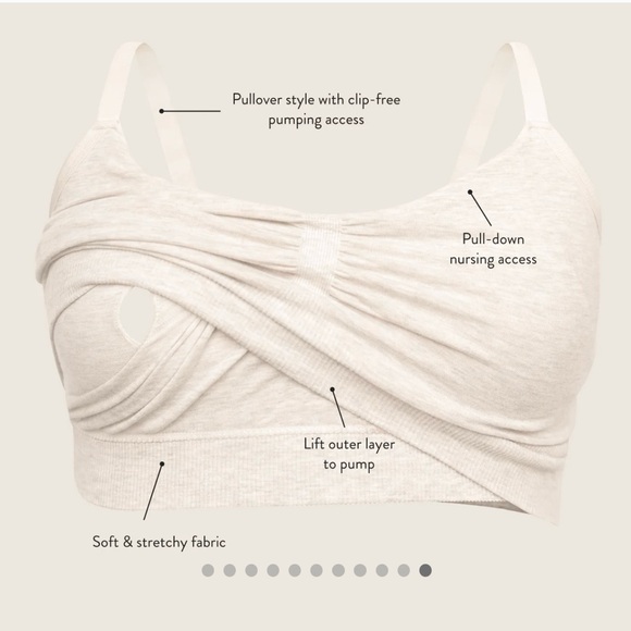 Kindred Bravely Sublime Bamboo Hands Free Pumping Lounge & Sleep Bra - Picture 5 of 15